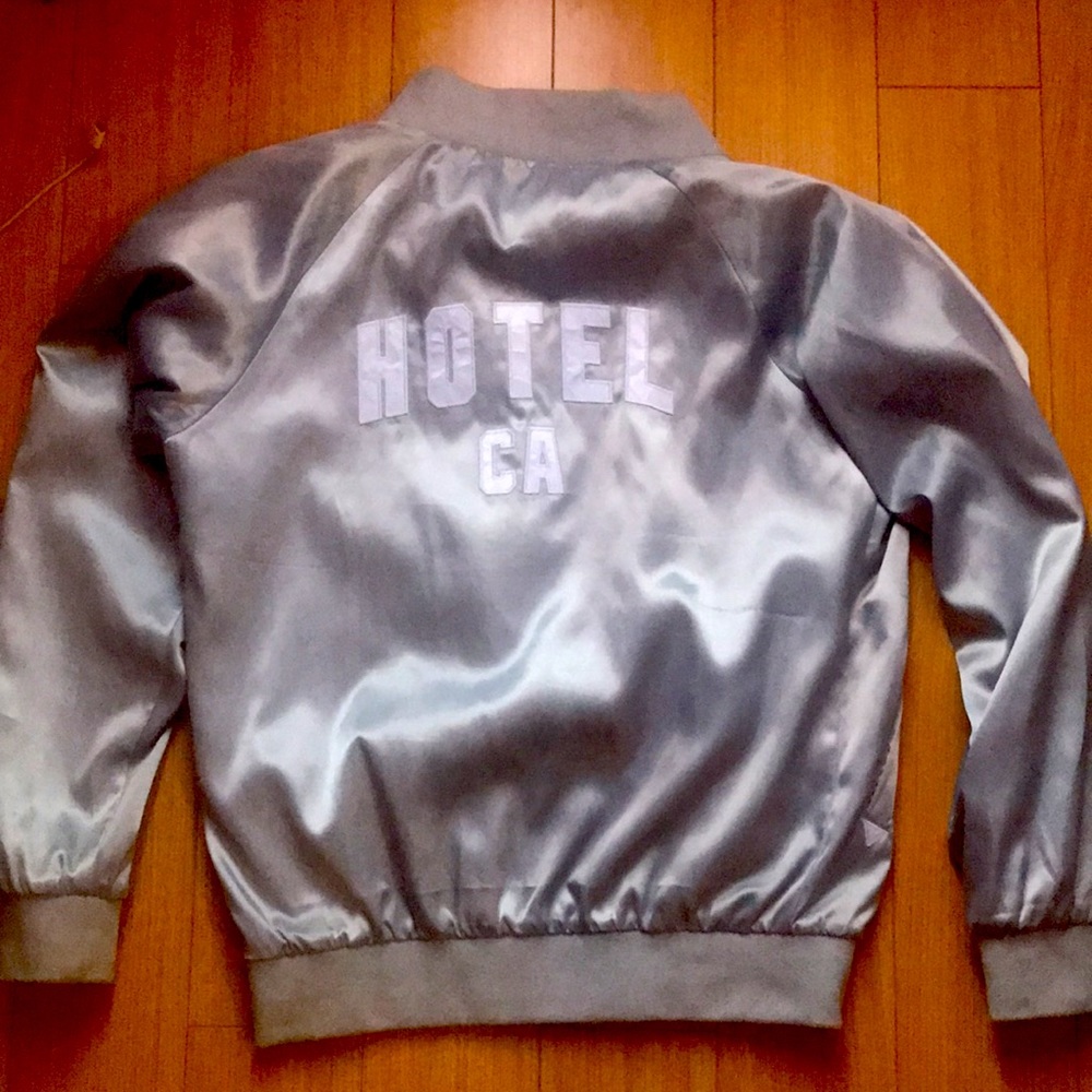 Hotel 1171 silver bomber jacket